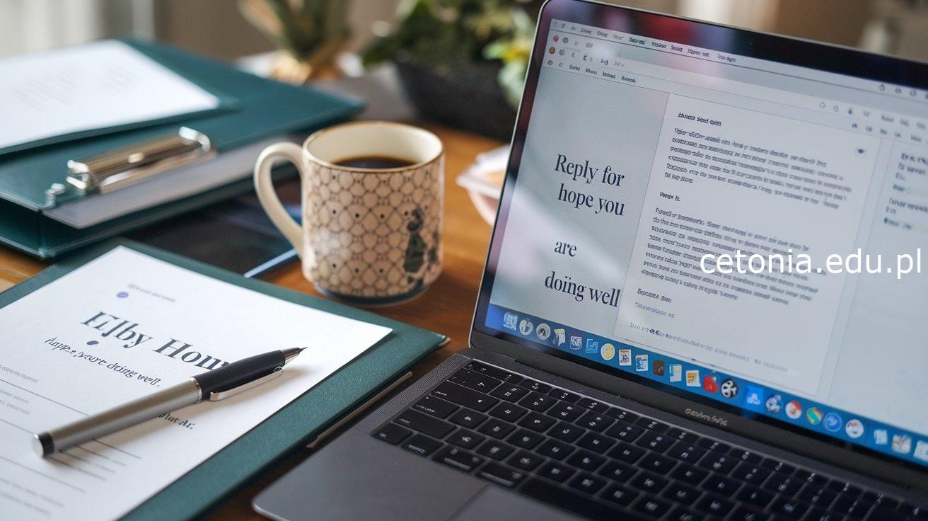 7 Creative Ways to Craft a Reply for 'Hope You Are Doing Well' 1 reply for hope you are doing well